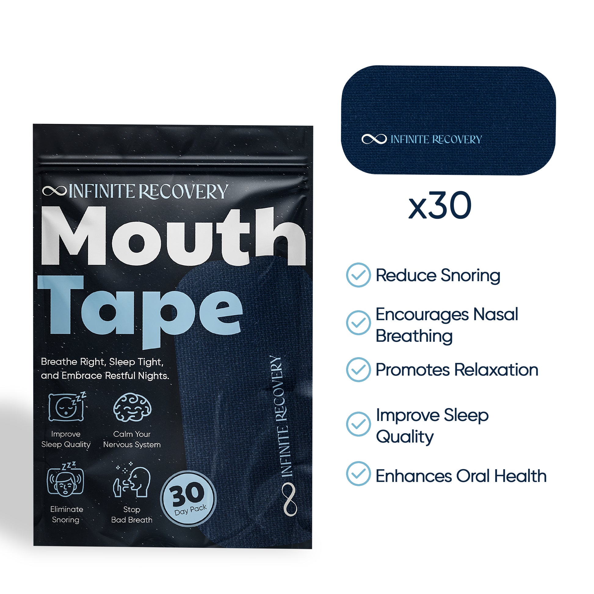 Infinite Recovery - Mouth Tape Features